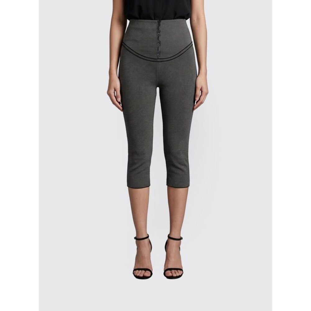 Jacquemus Women High-Waisted Skinny Fit Cropped Jersey Leggings Jacquemus